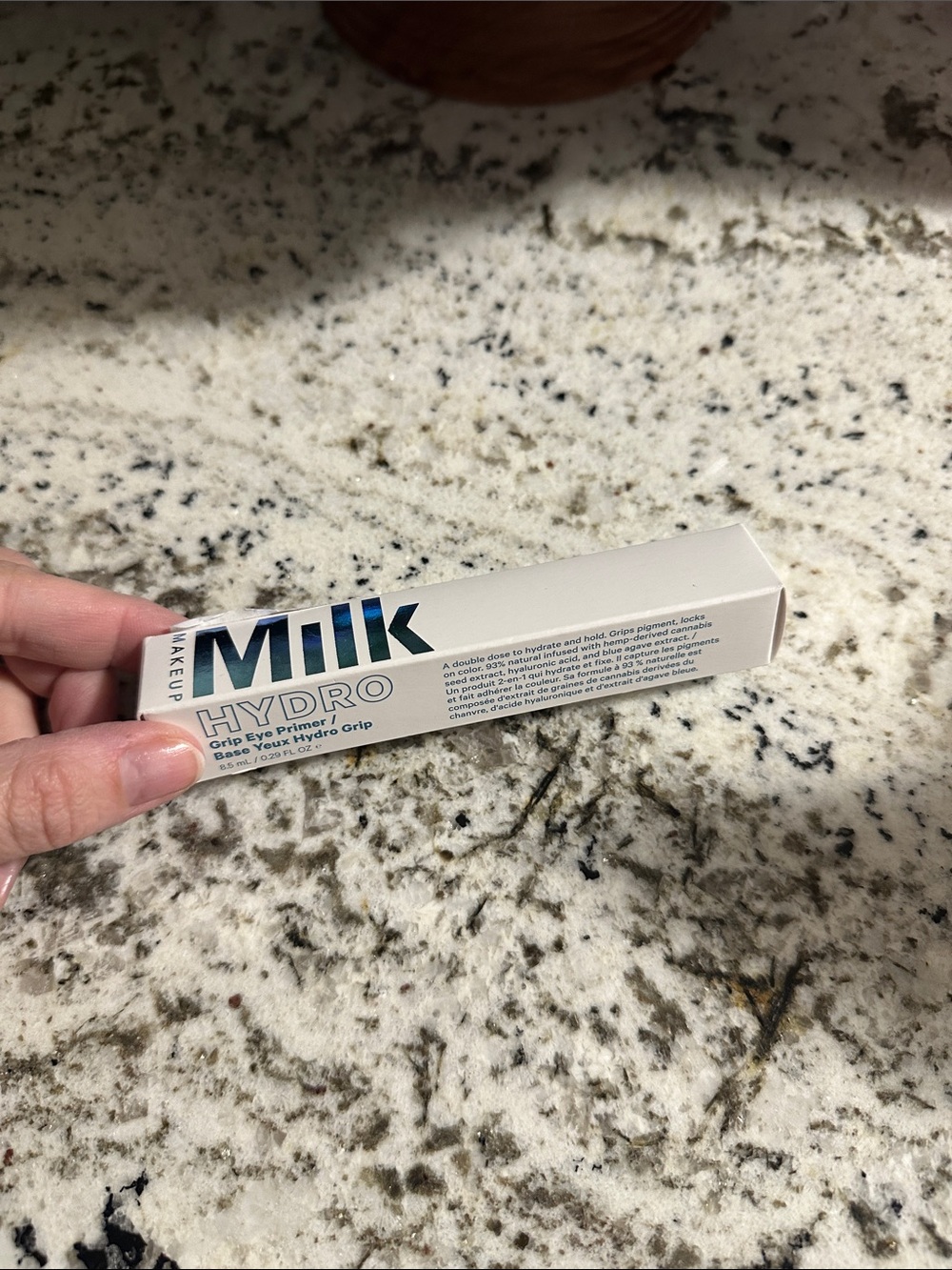 Milk Makeup Hydro Grip Eye Primer — White Packaging with Blue Accent - Picture 2 of 2